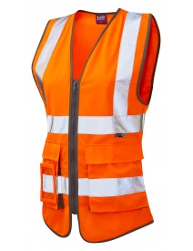 Leo Lynmouth Women’s Waistcoat - Orange